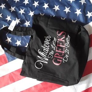 Icing 'Greeks Do It Better' Tote